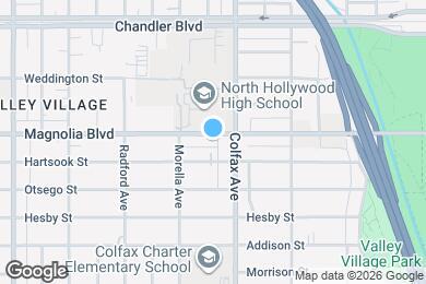 Map image of the property - 11720 Magnolia Blvd