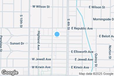 Map image of the property - 110 E Beloit Ave