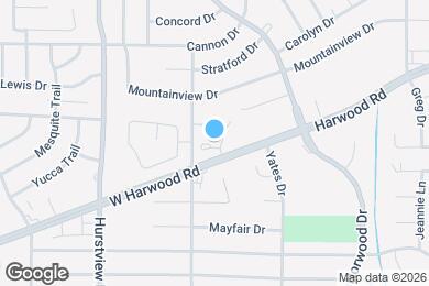 Map image of the property - 334 W Harwood Rd