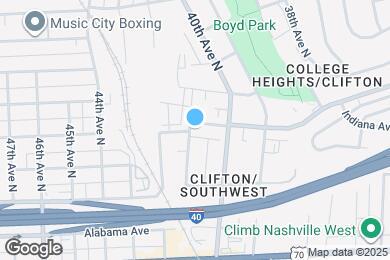 Map image of the property - 4021 Indiana Ave