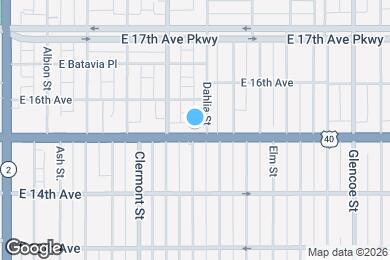 Map image of the property - 4649 E Colfax Ave