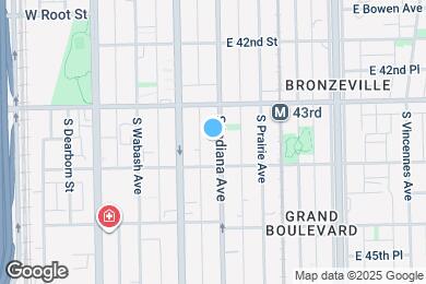 Map image of the property - 4336 S Indiana Ave