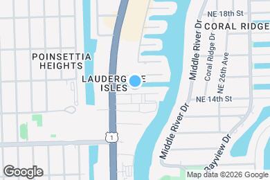 Map image of the property - 2031 NE 14th Ct