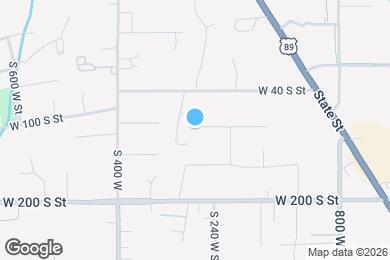 Map image of the property - 279 W 110 S