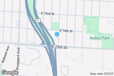 Map image of the property - 7424 Bellefontaine Ave