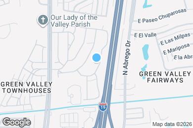 Map image of the property - 359 N Calle Del Chancero