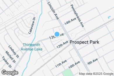 Map image of the property - 830 13th Ave