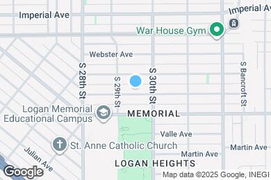 Map image of the property - 2950 Franklin Ave