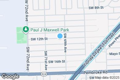 Map image of the property - 6930 SW 12th St