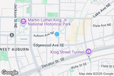 Map image of the property - 572 Edgewood Ave SE