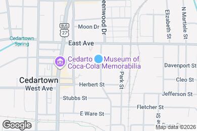 Map image of the property - 208 Highland Ave