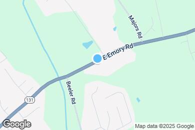 Map image of the property - 6924 E Emory Rd