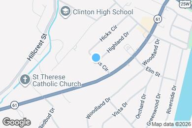 Map image of the property - 439 Hicks Cir