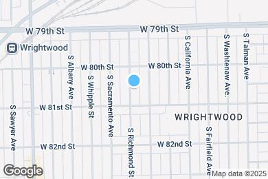 Map image of the property - 8035 S Richmond St
