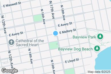 Map image of the property - 1611 N 17th Ave