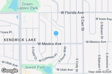 Map image of the property - 1669 S Dudley Ct