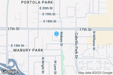 Map image of the property - 1600 Mabury St