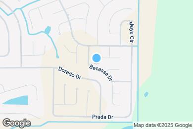 Map image of the property - 16418 Becasse Dr