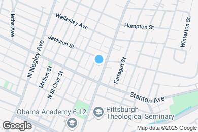 Map image of the property - 827 N. Highland Ave.