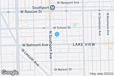 Map image of the property - 1335 W Melrose St