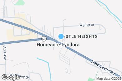 Map image of the property - 188 New Castle Rd