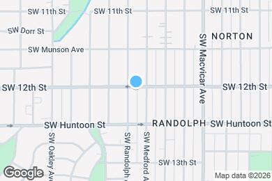 Map image of the property - 2613 SW 12th St