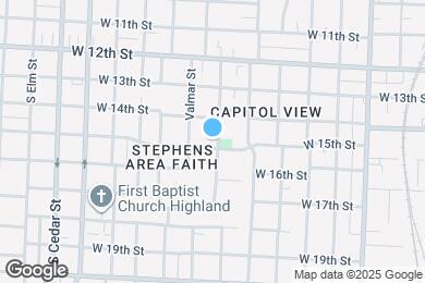 Map image of the property - 1418 S Martin St