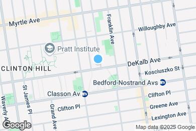 Map image of the property - 461 DeKalb Ave