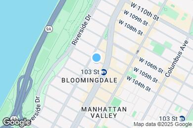 Map image of the property - 250 W 104th St