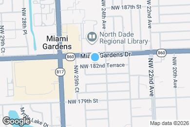 Map image of the property - 2441 NW 182nd Terrace