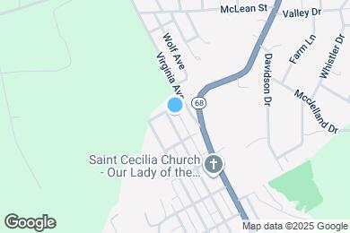 Map image of the property - 715 California Ave