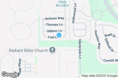 Map image of the property - 9761 Trail Dr