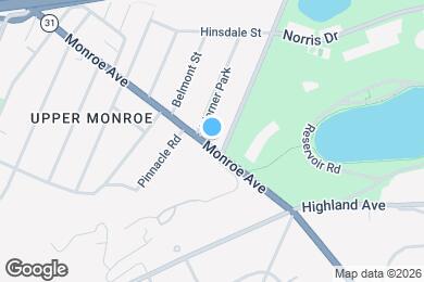 Map image of the property - 1160 Monroe Ave