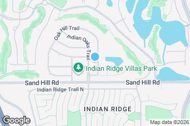 Map image of the property - 1512 Oak Hill Trail