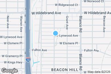Map image of the property - 1042 W Lynwood Ave