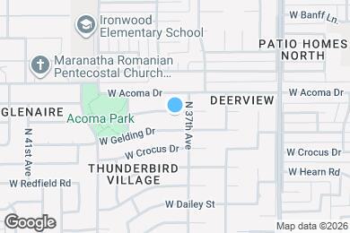 Map image of the property - 3713 W Evans Dr