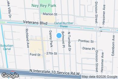 Map image of the property - 3841 25th St