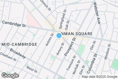 Map image of the property - 122 Inman St