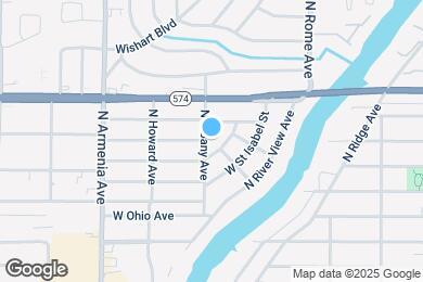 Map image of the property - 4301 N Albany Ave