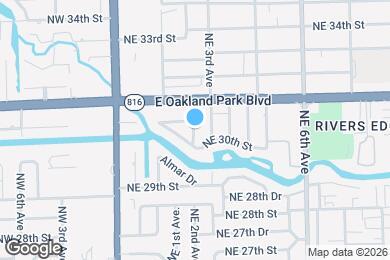 Map image of the property - 3024 NE 2nd Ter