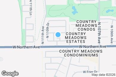 Map image of the property - 8058 N 109th Ln