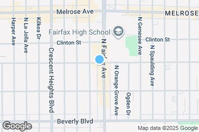 Map image of the property - 447 N Hayworth Ave