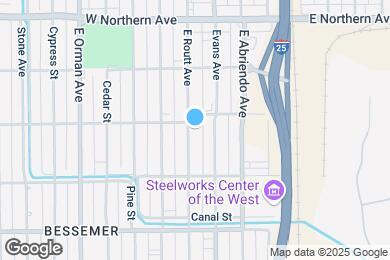 Map image of the property - 1510 E Routt Ave