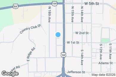 Map image of the property - 123 N 17th Ave