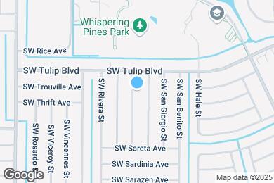 Map image of the property - 3449 SW Princeton St