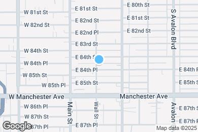 Map image of the property - 213 1/2 E 84th Pl
