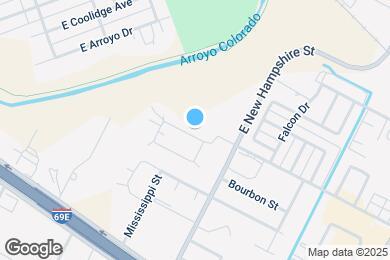 Map image of the property - 3601 N Arroyo Park Ln