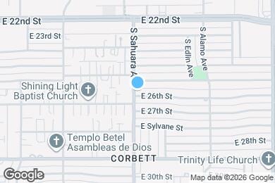 Map image of the property - 5901 E 26th St