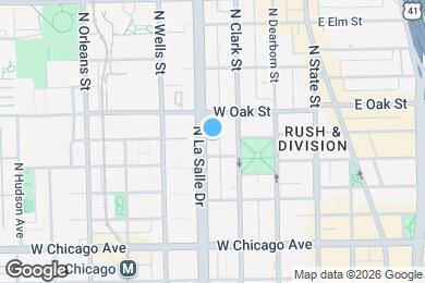 Map image of the property - 921 N La Salle Dr