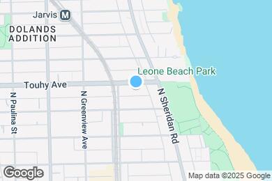 Map image of the property - 1329 W Touhy Ave